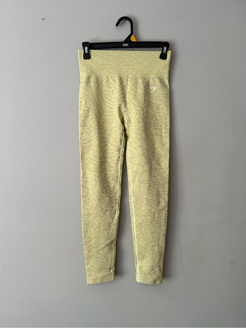 Gymshark Women’s Adapt Animal Firefly Yellow Seamless Leggings